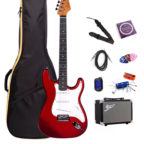 SMIGER L-G1M Brand Made In China E-shop Wholesale Price Custom Beginner St Electric Guitar Kit Pack 