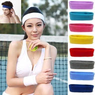 Unisex Colorful Cotton Sports Arm Wristband / Sweat-absorbent Towel Wrist Guard / Tennis Volleyball Yoga Fitness Running Exercise Accessories