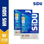 (RIM) SIDU B5 70gsm HVS PAPER SIDU HVS PAPER/ HVS PAPER/