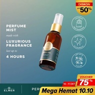 ELMER Jasmine Tea Perfume Mist 60ml Brume De Parfum With Luxurious Fragrance Orange Compact
