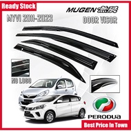 Perodua Myvi Door Visor Myvi 2011-2023 High Quality Air Press Window Door Visor Mugen Wind Deflector