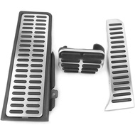 GZYF Stainless Steel 3Pcs AT Pedal, Brake Gas Accelerate Pedal Footrest Cover For 2012-2016 for Jett
