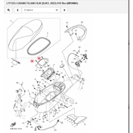 1FPE443E0000 Genuine Exhaust Pipe YMAHA