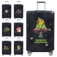 Suitcase Cover Reusable 18-32 Inch Thick Luggage Dust Cover Mushroom Series Baggage Protection Cover