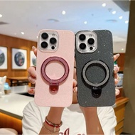Magsafe ringstand glitter case blink glitter layer iphone 15 15pro 15promax 16 16E 16pro 16promax