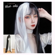 CRUELLA STRAIGHT SMOOTHING COSPLAY WIG 65cm - 2-TONEOMBRE