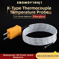 SNOWOY1RHJ1 Teflon Long Wire Temperature Test, Teflon 0.5/1/2/3/5/10M K-type TP-01 Thermo Sensor Pro