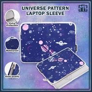 (11~15 Inch)Typo Laptop Bag Space Universe Pattern Laptop Sleeves Case Laptop Bag Waterproof Shockpr