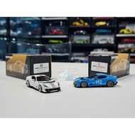 FERRARI 812 COMPETIZIONE FRENCE RACING BLUE MODEL CAR, 1/64 TOC SCALE