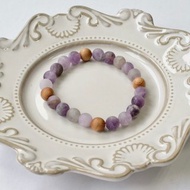 B020七輪調和手串/紫晶/崖柏木/天然晶石/能量石/原生態