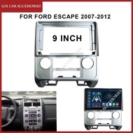 【New-store】 9 Inch For Ford Escape Wingtiger / Mazda Tribute 2007-2012 Car Dvd Gps Player Stereo Fascia 2 Din Panel Frame