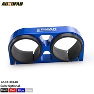 AUTOFAB - Twin Dual Fuel Pump Bracket EPMAN Billet Aluminum 60mm For 044 Fuel Pump For BMW E34 525i/