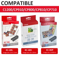 Original CANON KC-18IL KC-18IS KC-36IP KL-36IP for Canon Selphy Photo Printer CP800 CP910 CP1200 CP1