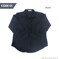 BAJU REJECT KILANG MURAH | KEMEJA LENGAN PANJANG | JUBAH MUSLIMAH WRIST GETAH