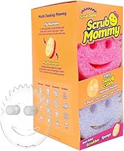 Scrub Daddy Scrub Mommy 6ct + Daddy Caddy - Scratch-Free Multipurpose Dish Sponge + Sponge Holder - 