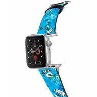 迪士尼100週年怪獸公司十字壓紋牛皮Apple Watch真皮皮革錶帶5549