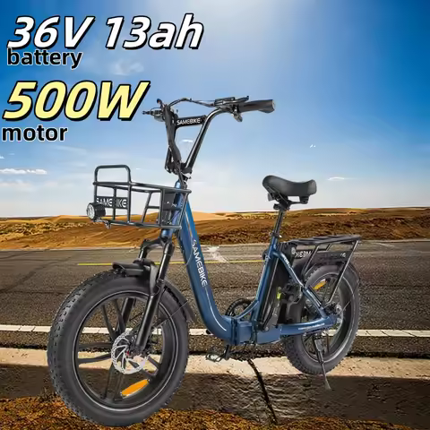 SAMEBIKE C05Pro Electric Bicycle 500W MOTOR 36V13ah Lithium Battery Terrain tires E-Bicycle Mountain
