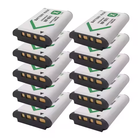 10 Pcs NP-BX1 NP BX1 NPBX1 Battery For Sony fdr x3000 HDR as300 DSC rx100 iii zv-1 DSC RX1 RX100iii 