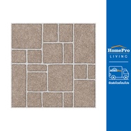 HomePro กระเบื้องพื้น 16x16 นิ้ว โนเบล น้ำตาล