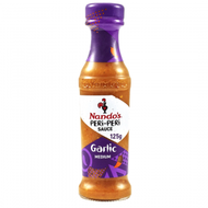 Nando's - 英國Nando's 燒雞店 Peri-Peri Sauce(Garlic Medimum 中辣)125g #0199(紫色)蒜蓉辣椒醬