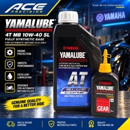 YAMALUBE BLUE CORE 10W-40 FULL SYNTHETIC 1L + GEAR OIL 100ML - VACUUM SEALED G. OIL TO AVOILD SPILL