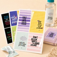 Quote Colourful Sticker for Planner / DIY Sticker / Motivational Quote