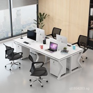 Staff Workstation Chair4Modern Minimalist Computer Desk for Employees Office Workstation LCDX