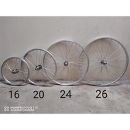 16”/20”/24”/26”/700”/20”138/26”138 fixie basikal tua alloy rim