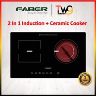 FABER  1800W + 1300W Induction + Ceramic Cooker FIC 3100C