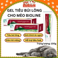 Gel dinh dưỡng tiêu búi lông giảm hôi miệng cho Mèo Bioline 100g