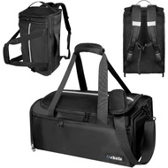 ORKELS Gym Bag with Shoe Compartment, 29L Sports Duffle Bag for Men and Women, Travel Backpack with 