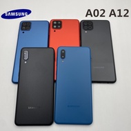 SAMSUNG Galaxy A02 A025 A12 A125 2020 Original Battery Back Cover Glass Door Housing With Lens Panel