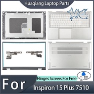 Parts For Inspiron 15 Plus 7510 7515 LCD Back Cover Bezel Palmrest Bottom Hinges Notebook Case Repai