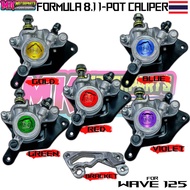 【Hot Sale】Lighten Caliper Formula 8.1 Brake Caliper with Bracket Wave 125