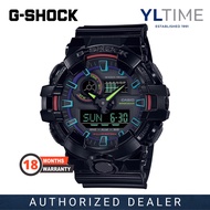 [MARCO Warranty] Casio G-Shock GA-700RGB-1A Virtual Rainbow Series Analog-Digital Watch (100% Original &amp; New)