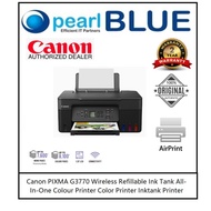 [Local Warranty] Canon PIXMA G3770 Wireless Refillable Ink Tank All-In-One Colour Printer Color Prin