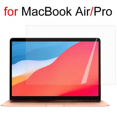 Screen Protector For MacBook Air13.3 Pro13.3 HD Soft Film Guard A2681 A1369 A1466 A1706 A1708 A1989 