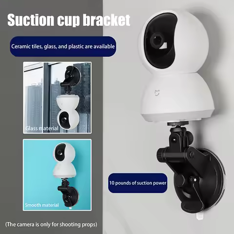 Non-Punching Monitoring Bracket – Compatible with Xiaomi, Le Orange, 360 & EZVIZ Cameras, Suction Cu