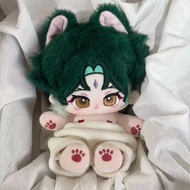 Terbaru Genshin Impact Xiao Plush 20/40Cm Stuffed Doll With Clothes