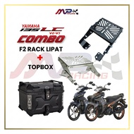 F2 Moto LC V2-V7 RACK LIPAT + F2-Moto TOP BOX SET