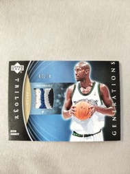 /50 Upper Deck 2006 Trilogy Kevin Garnett Generations 物料 球衣卡 GU patch