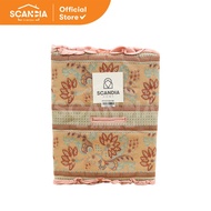 SCANDIA Food Cover Tfm Food Cover 48X61cm Flower Rustic Orange