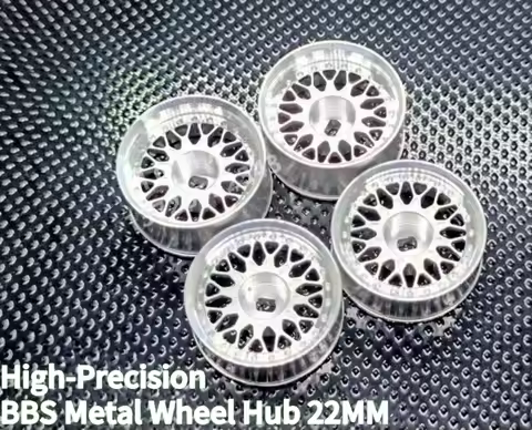 FATJAY 22MM BBS Metal Wheel Hubs for Micro RC Cars: High - End, High - Precision, Fits MINI Q/HGD1/M