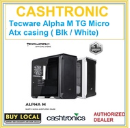Tecware Alpha M TG Casing, 3 x 120mm Fan Included (2 colour options)