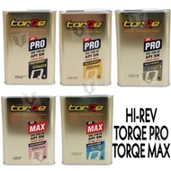 ORIGINAL HI REV ENGINE OIL TORQE PRO/TORQE MAX MOTOR 4T FULLY/SEMI 1L MINYAK HITAM 10W60/10W40/10W50