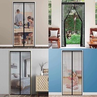 Anti-Mosquito Door Curtain Net Magnetic Screen Door Mosquito Net 100x210cm Room Divider Automatic Ma