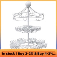 (E L X I) 2 Layer-12 Count Carousel Cupcake Stand Holder Display Wedding Cake Cup Display Stand