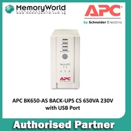 APC BK650-AS BACK-UPS CS 650VA 230V with USB Port. Singapore Local 2 Years Warranty **APC OFFICIAL P