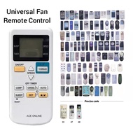 FAN-F2405 Universal Fan Remote Control For Brand KDK,PANASONIC, ELMAK, WINTER, MONTEAIR ii, WING, REGENCY, EURO-UNO, RUBINE, KHIND
