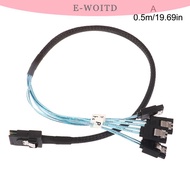 TENXI3 Cáp SATA SAS SFF-8087 mini-SAS sang 4 cáp SATA Mini SAS 4i sff8087 36P